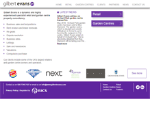 Tablet Screenshot of gilbertevans.com